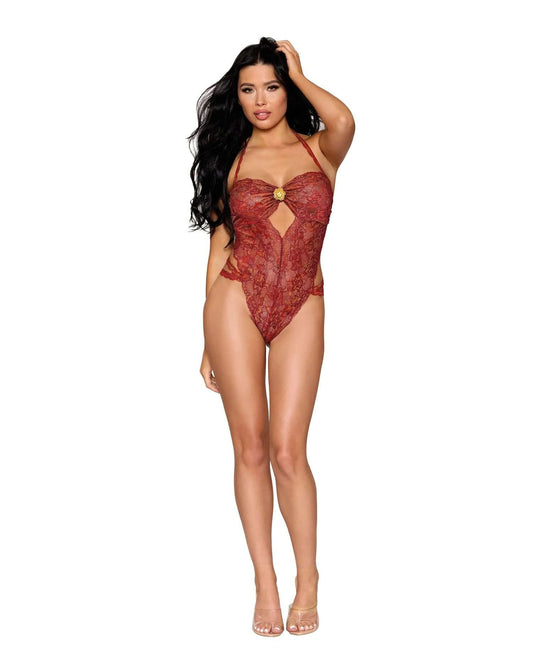 Teddy Dmnd - One Size - Red | 888368357932 | Available at EroticWarehouse.com