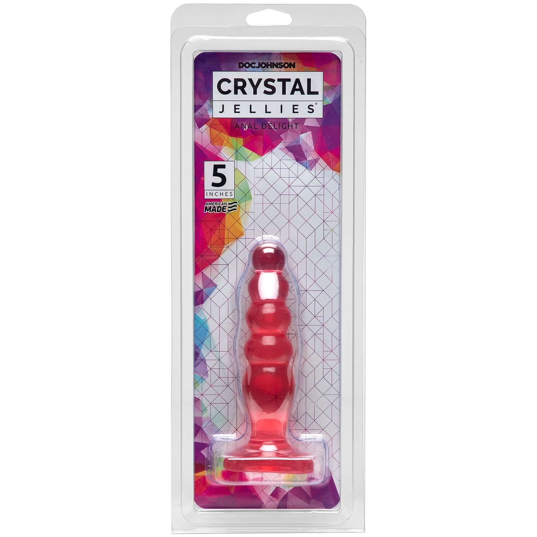Crystal Jellies Anal Delight - Pink | 782421550301 | Available at EroticWarehouse.com