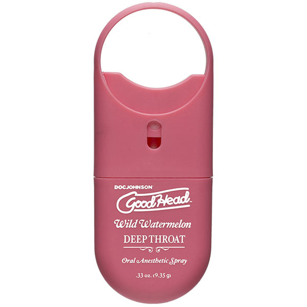 Goodhead - Deep Throat Spray to-Go - Wild Watermelon - .33 Oz. | 782421069247 | Available at EroticWarehouse.com