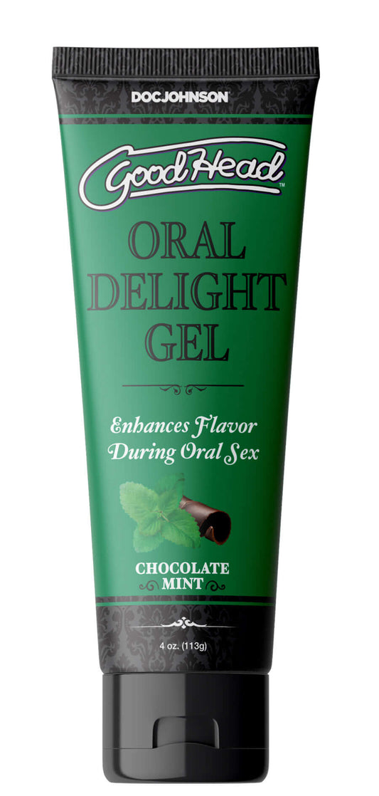 Goodhead - Oral Delight Gel - Chocolate Mint - 4 Oz. | 782421081690 | Available at EroticWarehouse.com
