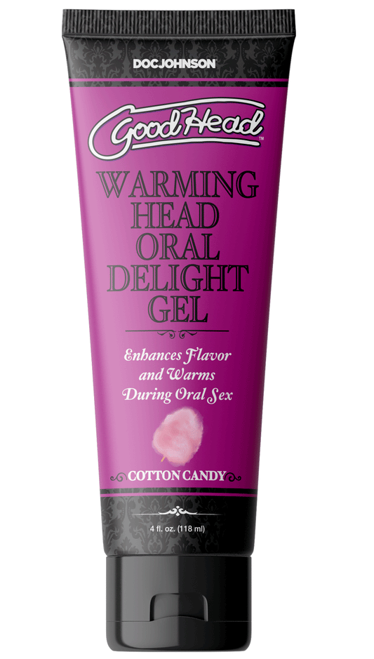 Goodhead - Warming Head Oral Delight Gel - Cotton Candy - 4 Fl. Oz. | 782421081867 | Available at EroticWarehouse.com