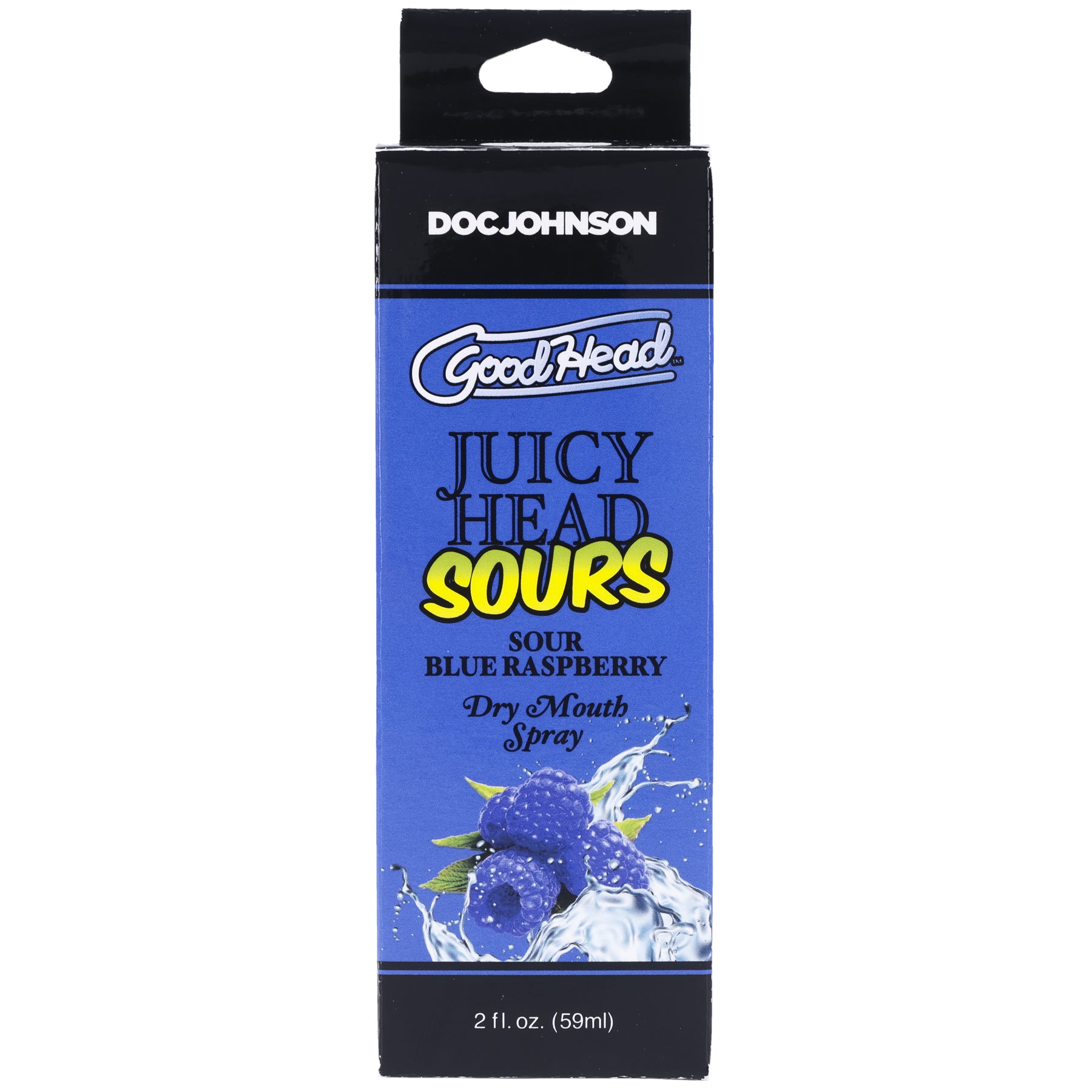 Goodhead - Juicy Head - Dry Mouth Spray - Sour Blue Raspberry - 2 Oz | 782421088613 | Available at EroticWarehouse.com