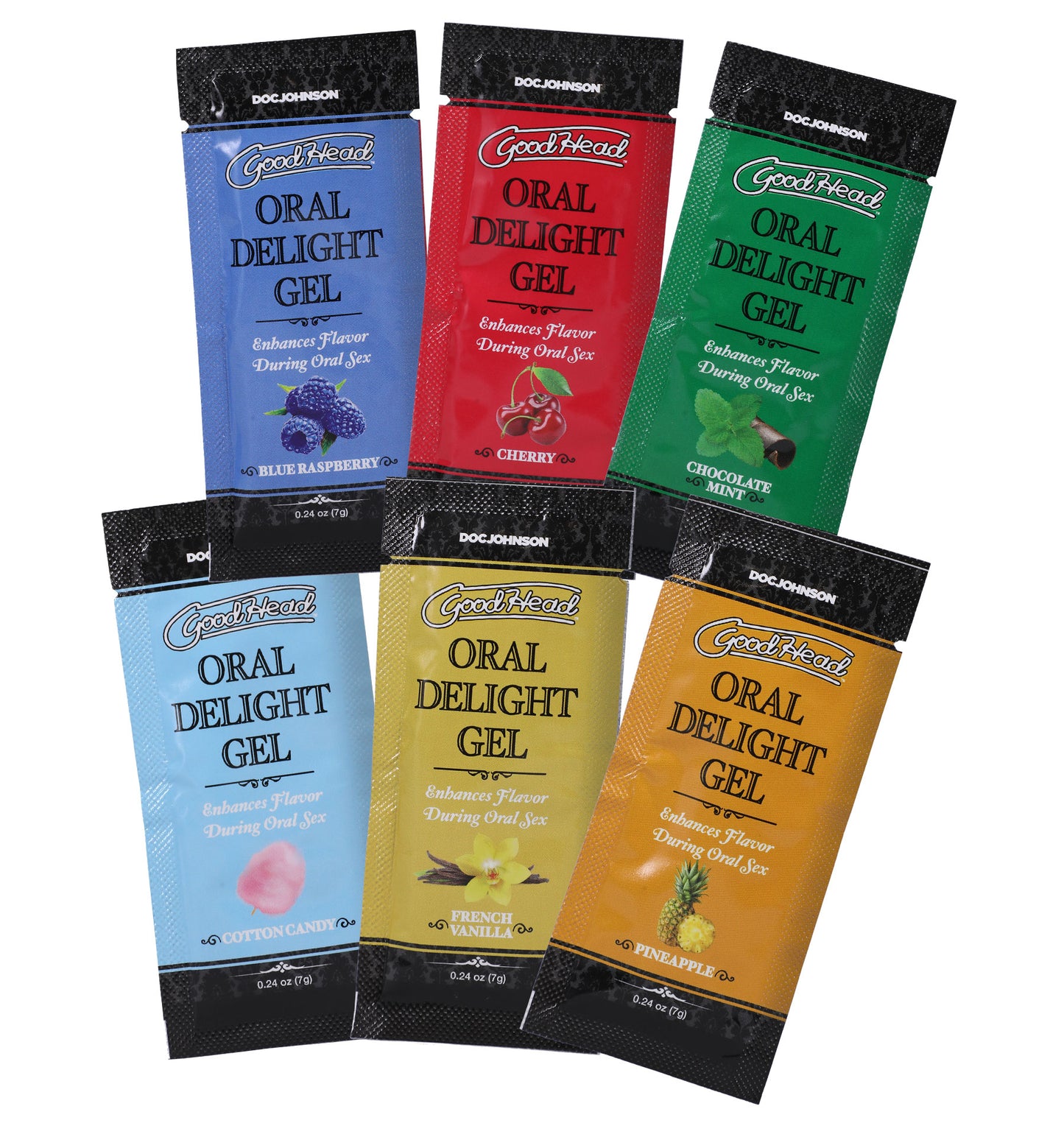 Goodhead - Oral Delight Gel - 6 Pack - 0.24 Oz | 782421086787 | Available at EroticWarehouse.com