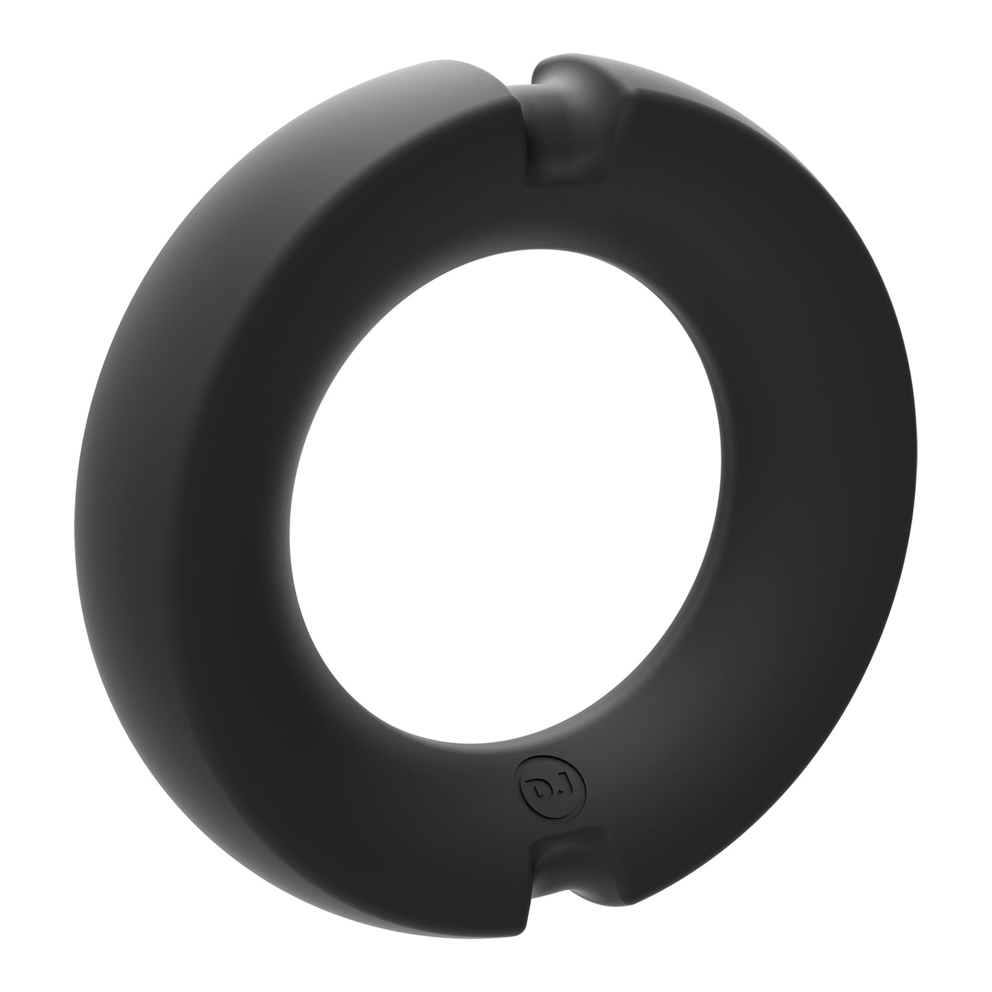Merci - the Paradox - Silicone Covered Metal Cock Ring - 50mm - Black | 782421089795 | Available at EroticWarehouse.com
