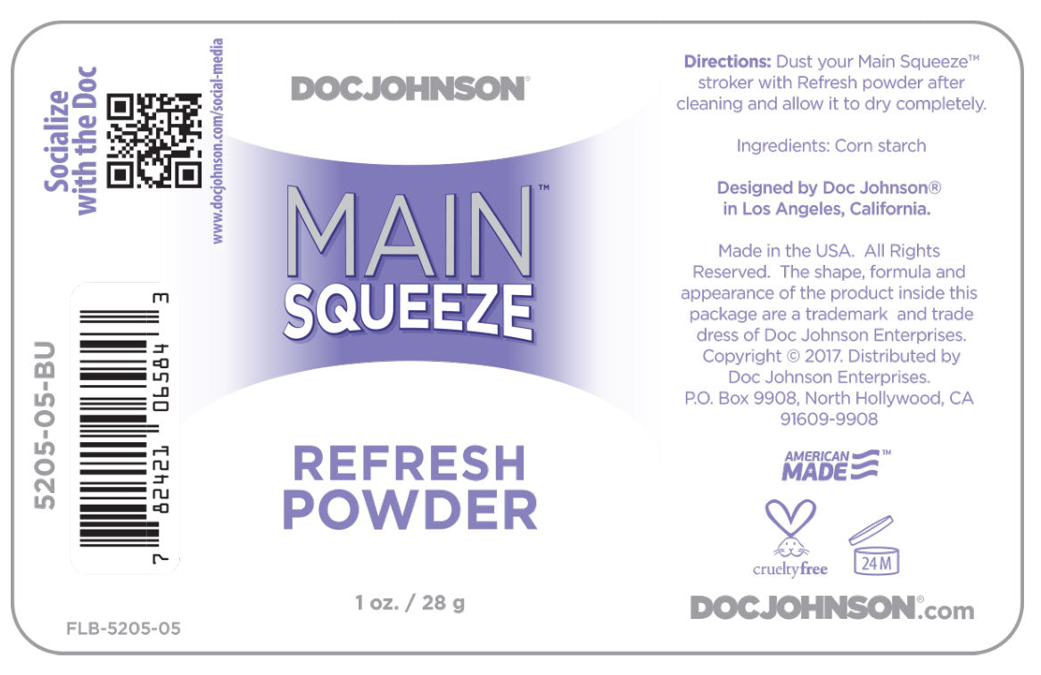 Main Squeeze - Refresh Powder - 1 Oz. | 782421065843 | Available at EroticWarehouse.com