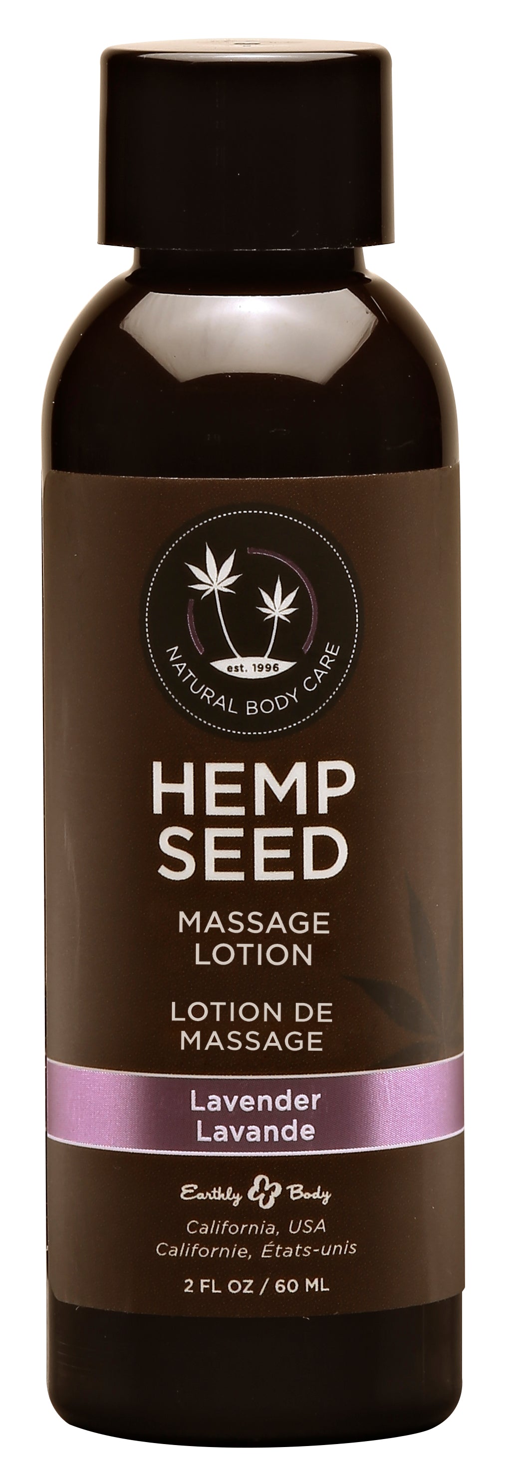 Hemp Seed Massage Lotion - Lavender - 2 Fl. Oz. / 60 ml | 814487022802 | Available at EroticWarehouse.com