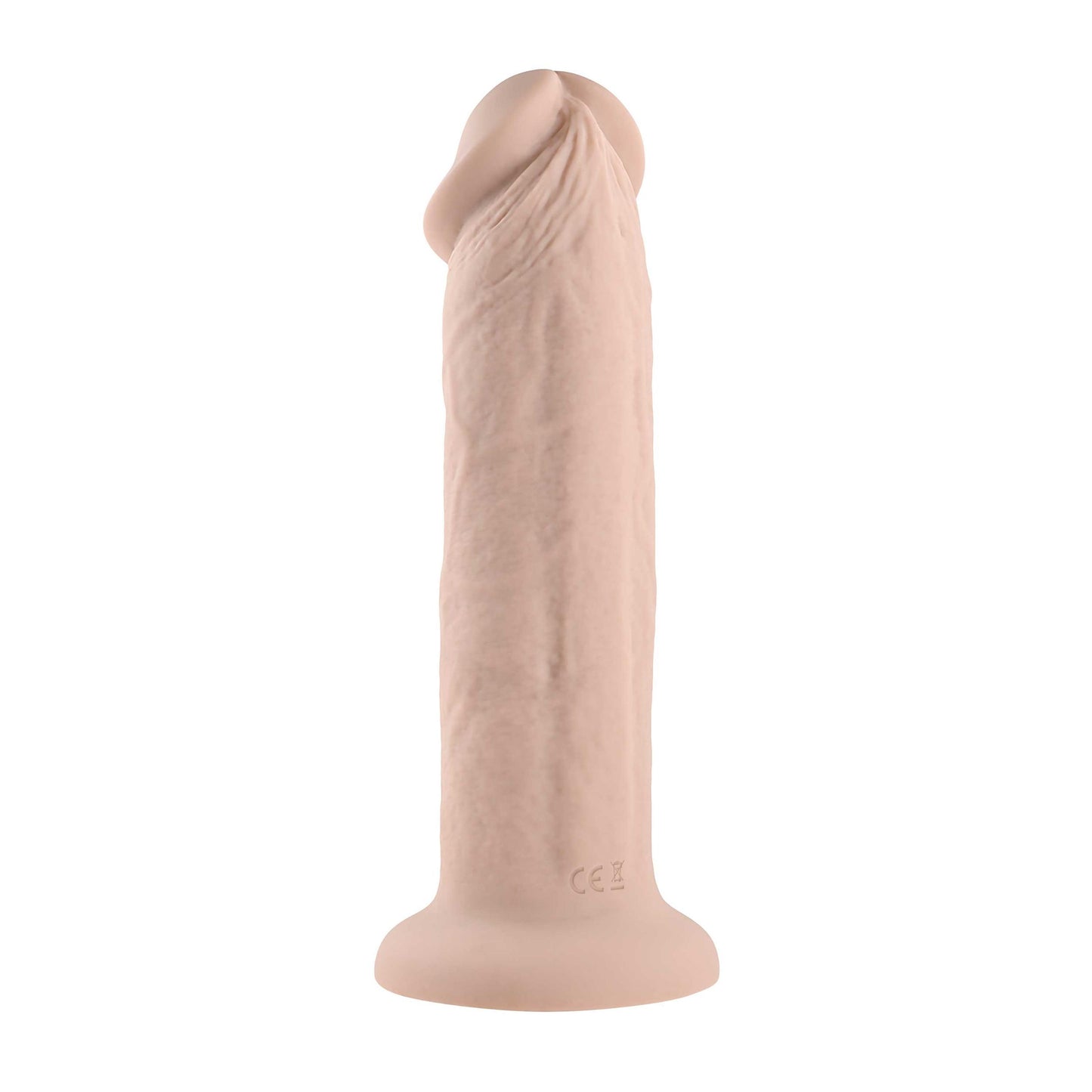 7 Inch Girthy Vibrating Dong - Light | 844477022734 | Available at EroticWarehouse.com