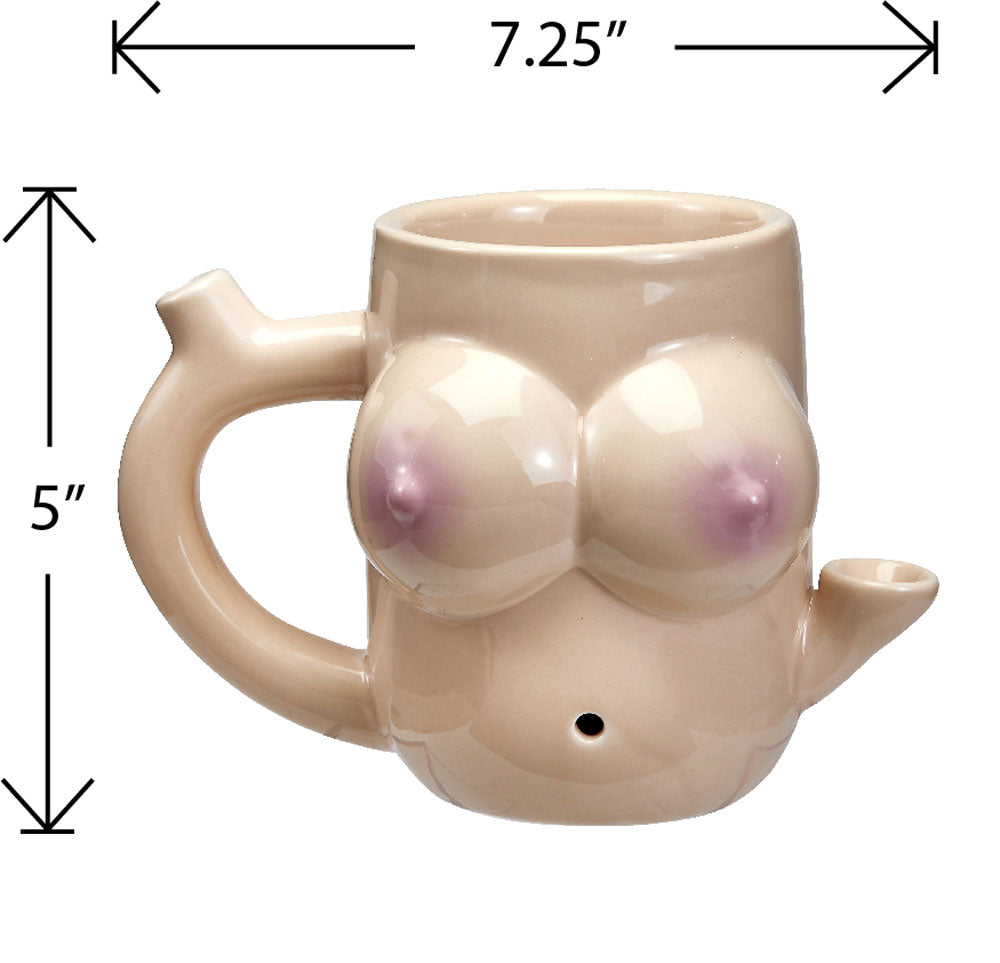 Boob Mug - Novelty Pipe | 638054824404 | Available at EroticWarehouse.com