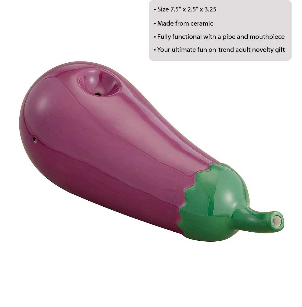 Egg Plant Shaped Pipe | 638054825104 | Available at EroticWarehouse.com