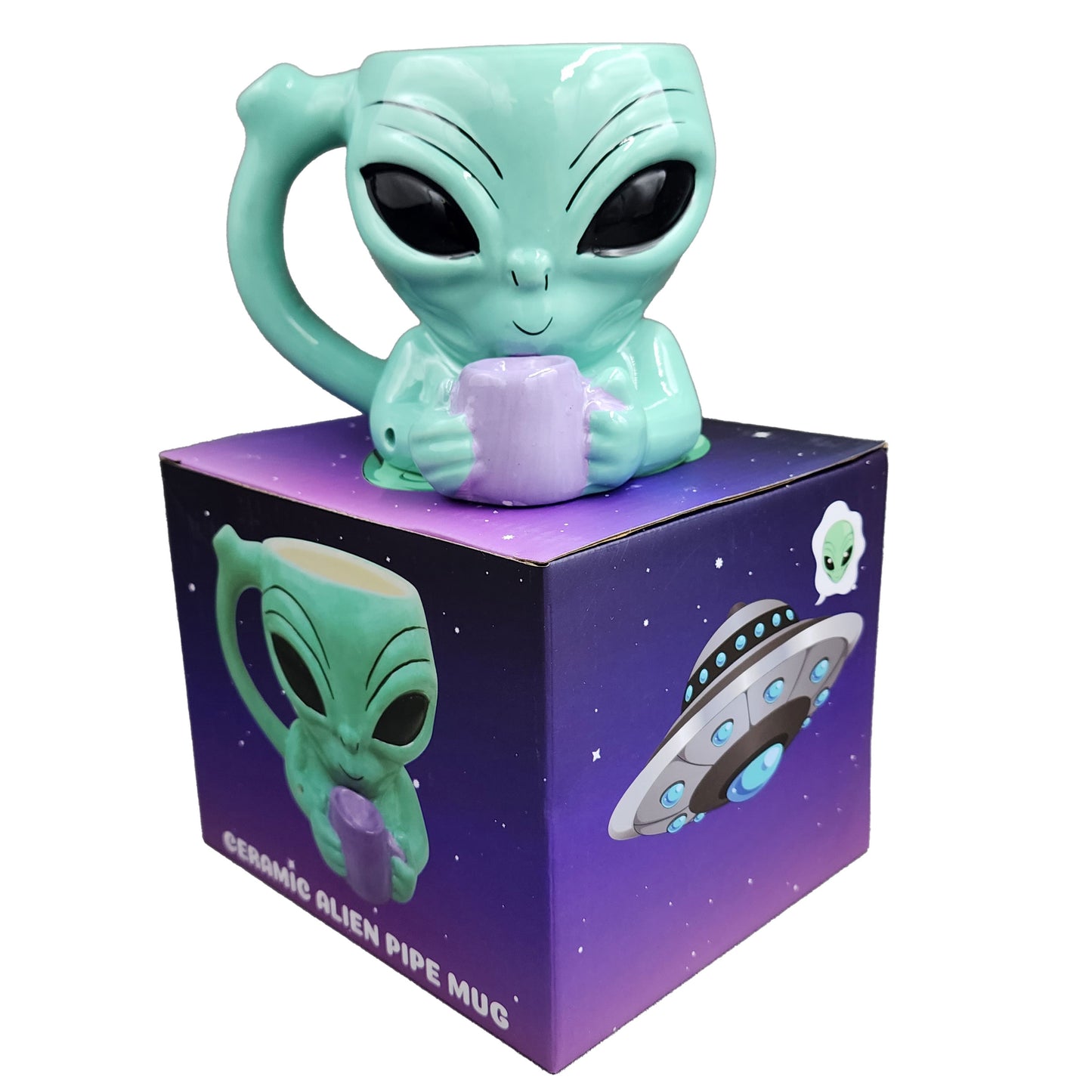 Alien Pipe Mug | 638054825425 | Available at EroticWarehouse.com
