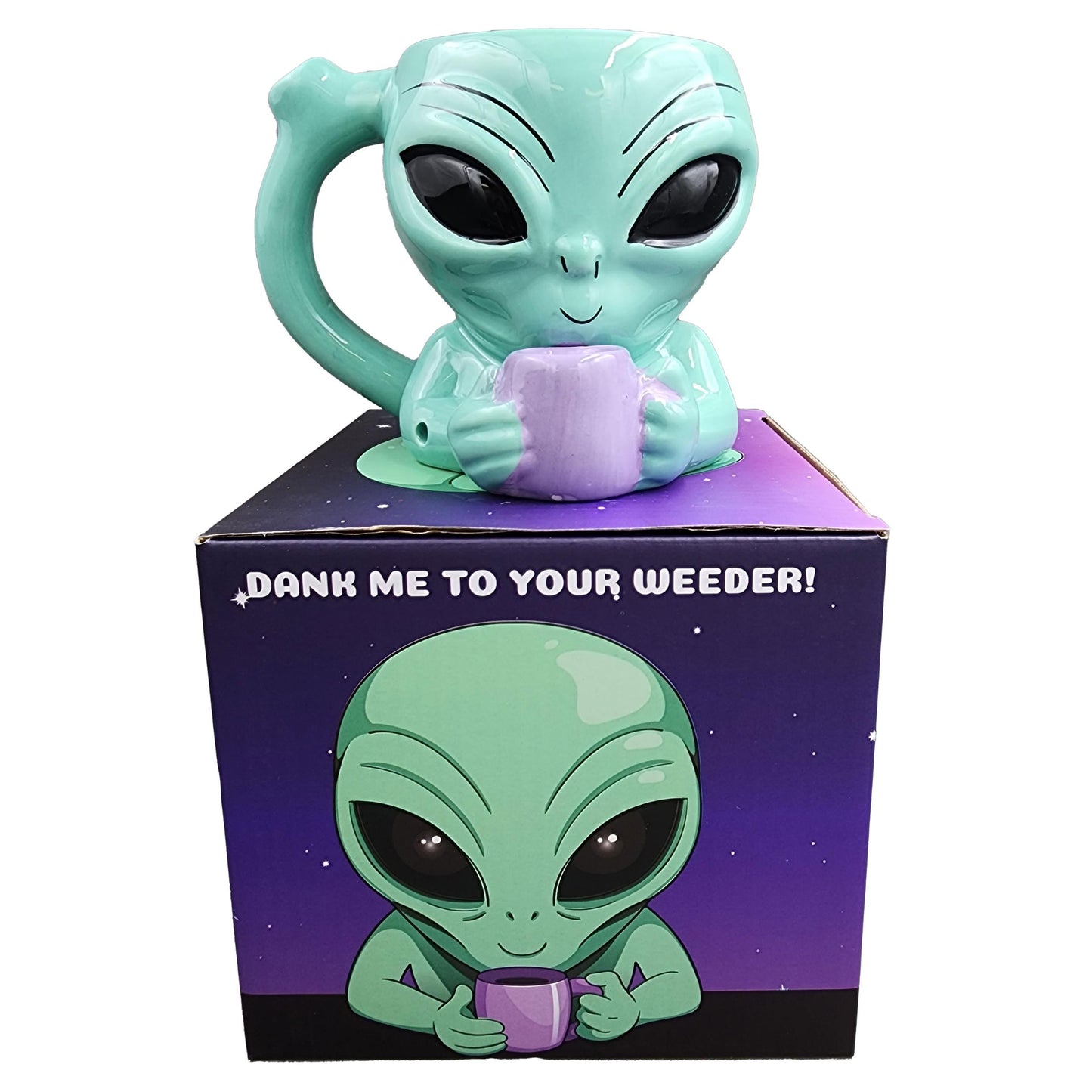 Alien Pipe Mug | 638054825425 | Available at EroticWarehouse.com