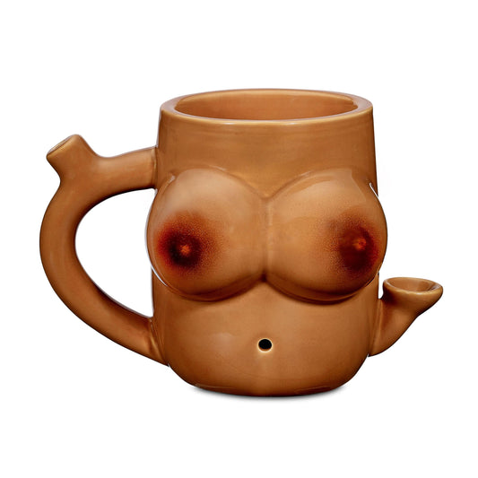 Boob Pipe Mug - People of Color | 638054825548 | Available at EroticWarehouse.com