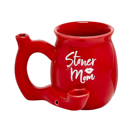 Stoner Mom Mug - Red With White Logo | 638054880851 | Available at EroticWarehouse.com