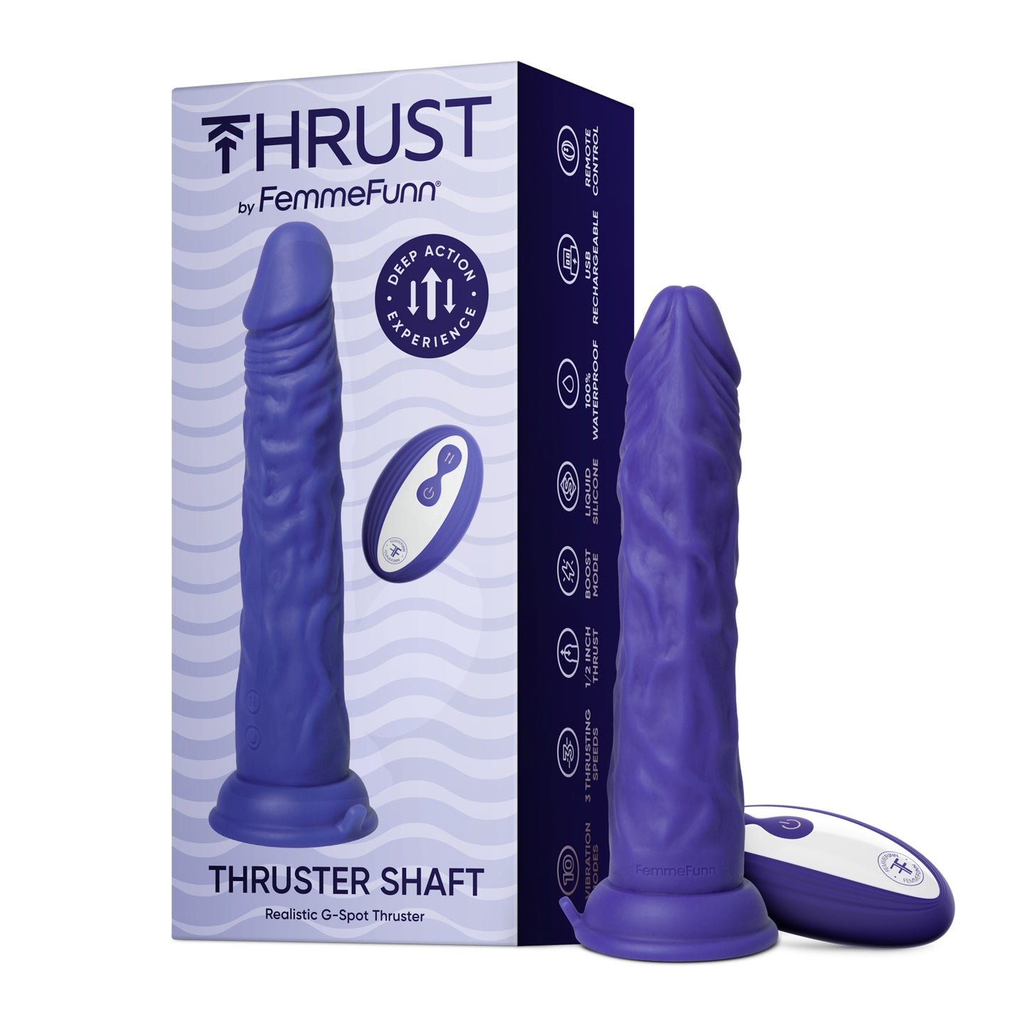 Thruster Shaft - Purple | 810119281548 | Available at EroticWarehouse.com