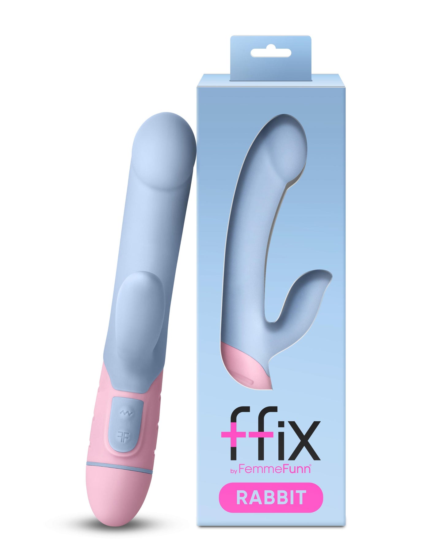 Ffix Rabbit - Light Blue | 663546903756 | Available at EroticWarehouse.com