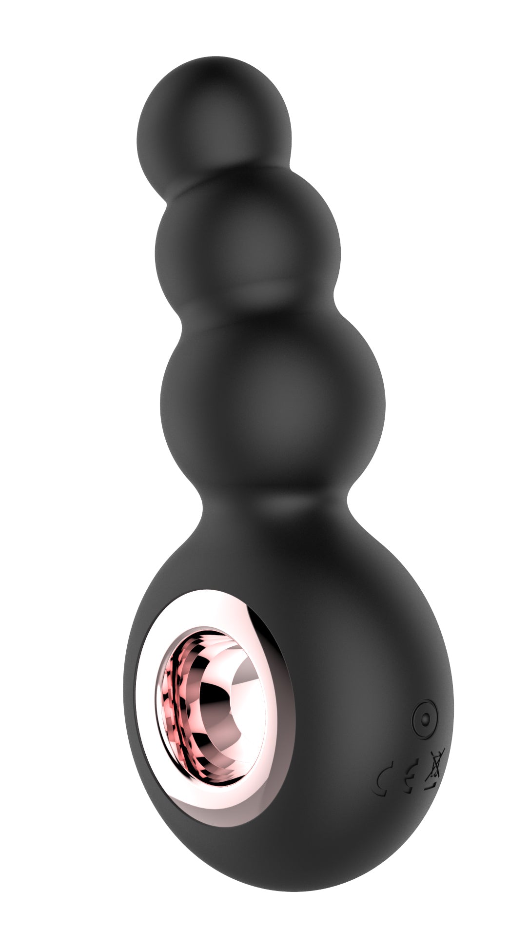 Gender Fluid Quiver Anal Ring Bead Vibe - Black | 812024034264 | Available at EroticWarehouse.com