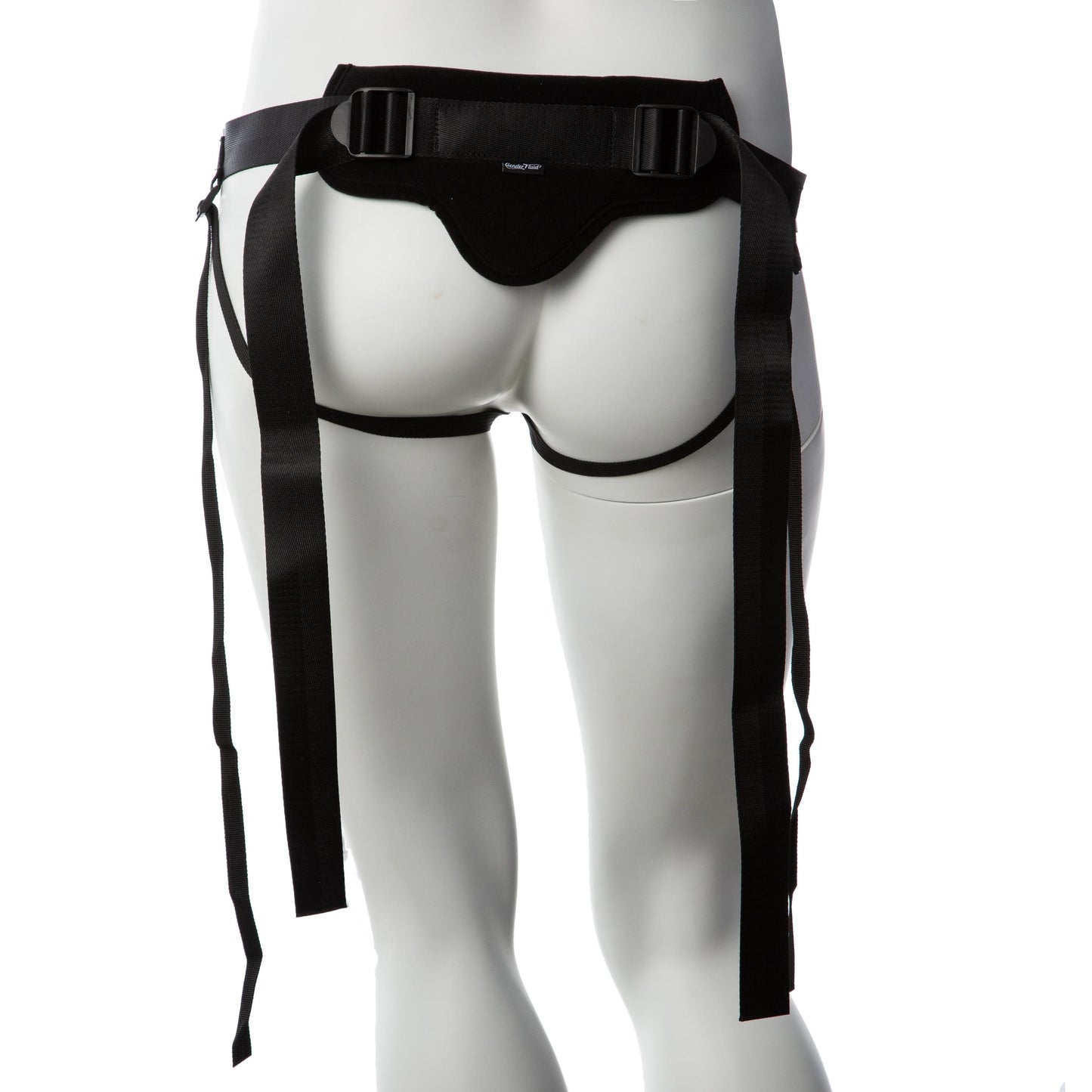 Gender Fluid Skylar Strap-on Harness - Black | 812024033854 | Available at EroticWarehouse.com
