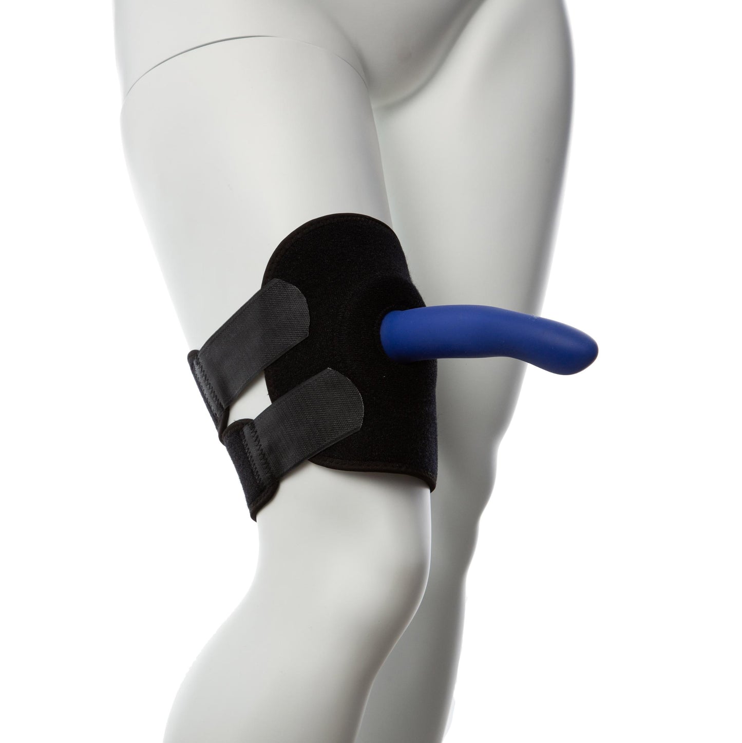 Gender Fluid Thigh Rider Strap-on Harness - Small- Large - Black | 812024033861 | Available at EroticWarehouse.com