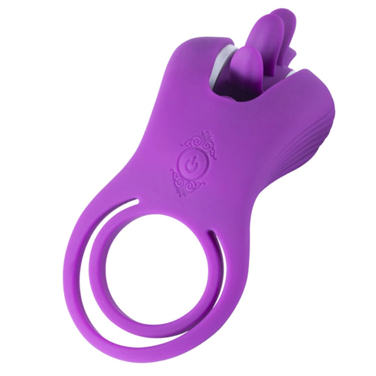 Roxy - Tongue Clit Licker and Cock Ring - Purple | 710022363907 | Available at EroticWarehouse.com