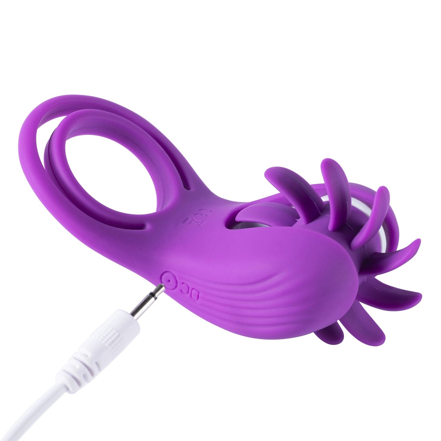 Roxy - Tongue Clit Licker and Cock Ring - Purple | 710022363907 | Available at EroticWarehouse.com