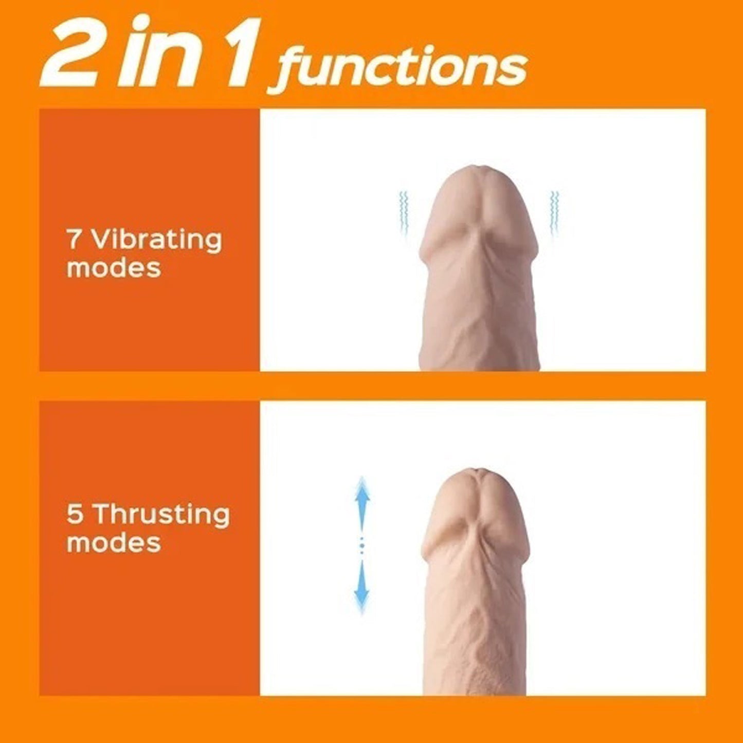 Kenzo-App Controlled 9.5" Big Realistic - Thrusting Dildo | 710022363891 | Available at EroticWarehouse.com