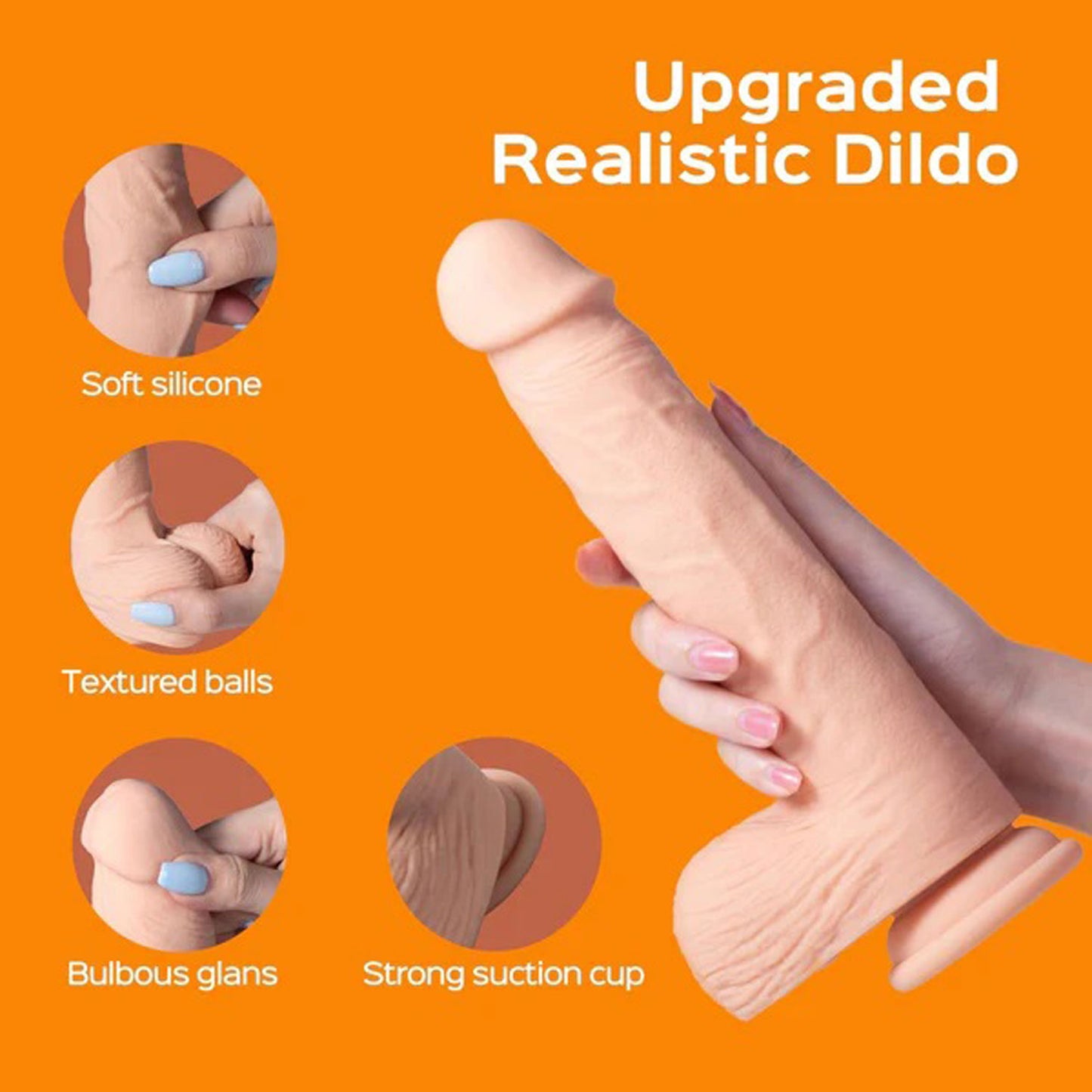 Kenzo-App Controlled 9.5" Big Realistic - Thrusting Dildo | 710022363891 | Available at EroticWarehouse.com