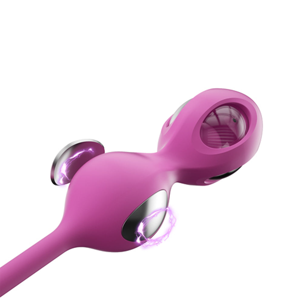 Elektra App-Enabled E-Stim Kegel Trainer Kit -Pink | 710022365086 | Available at EroticWarehouse.com
