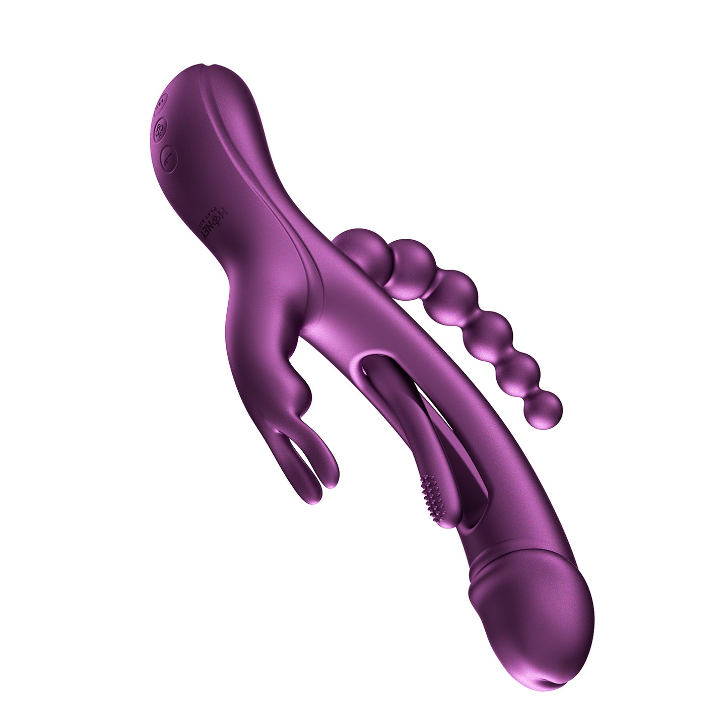 Trilux - App Controlled Rabbit Vibrator - Purple | 710022364362 | Available at EroticWarehouse.com
