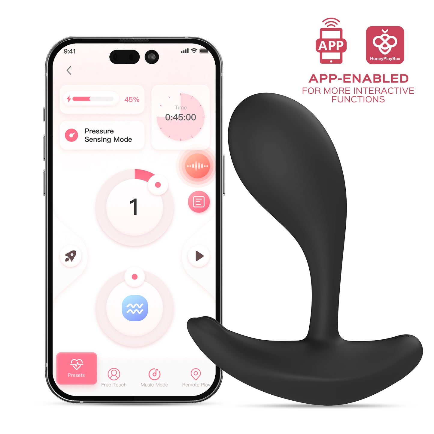Oly 2 App-Enabled Wearable Vibrator - Black | 710022365185 | Available at EroticWarehouse.com