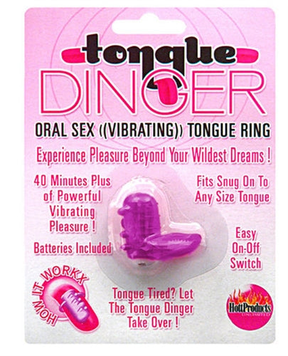 Tongue Dinger - Purple | 818631021710 | Available at EroticWarehouse.com
