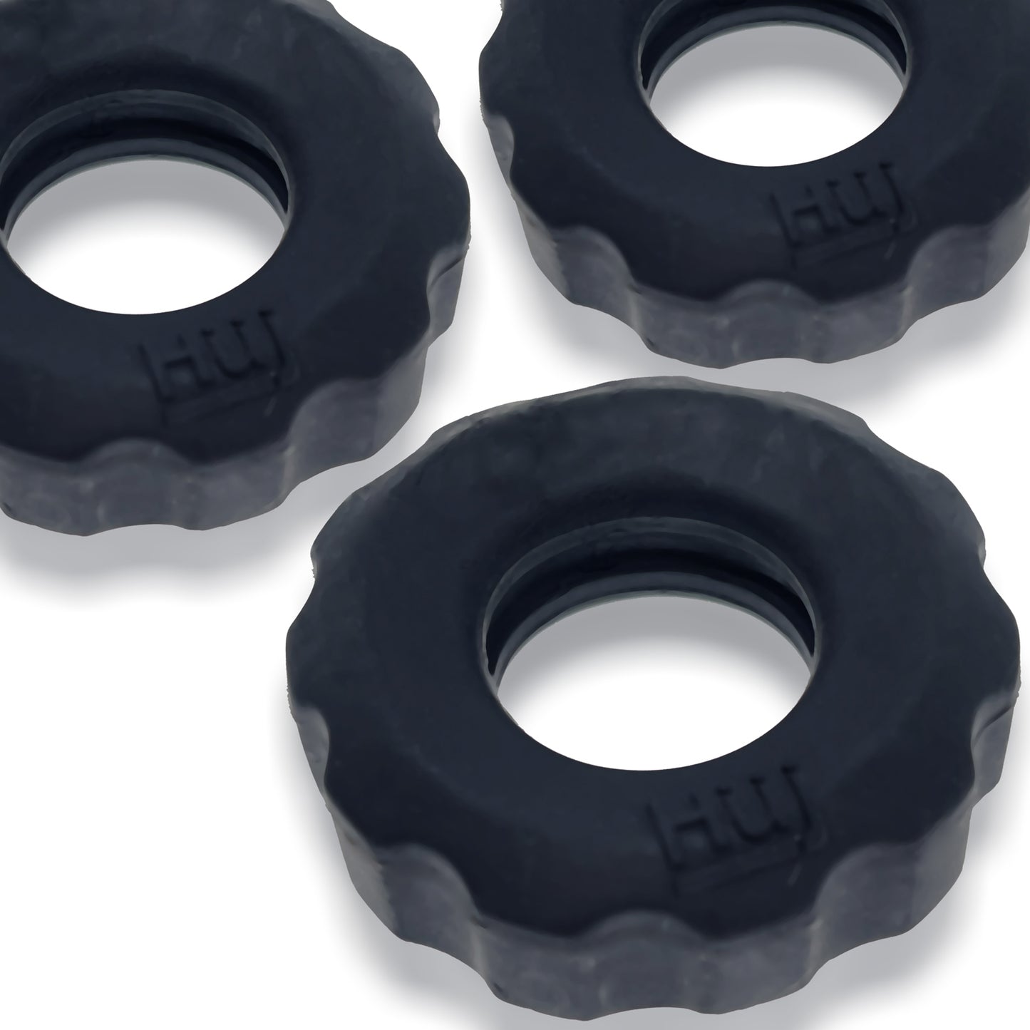 Super Huj - 3-Pack Cockrings - Tar Ice | 840215123091 | Available at EroticWarehouse.com