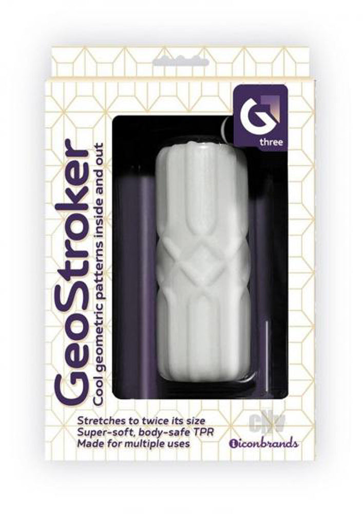 Geostroker 3 Stroker - White | 847841031066 | Available at EroticWarehouse.com