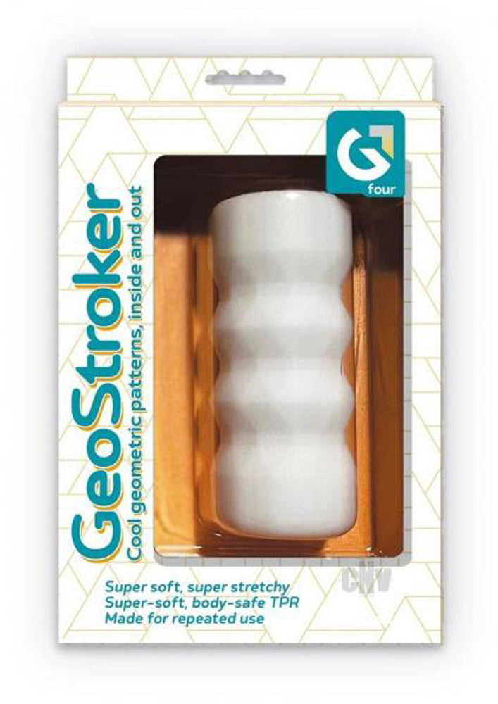 GeoStroker 4 Stroker - White | 847841031073 | Available at EroticWarehouse.com