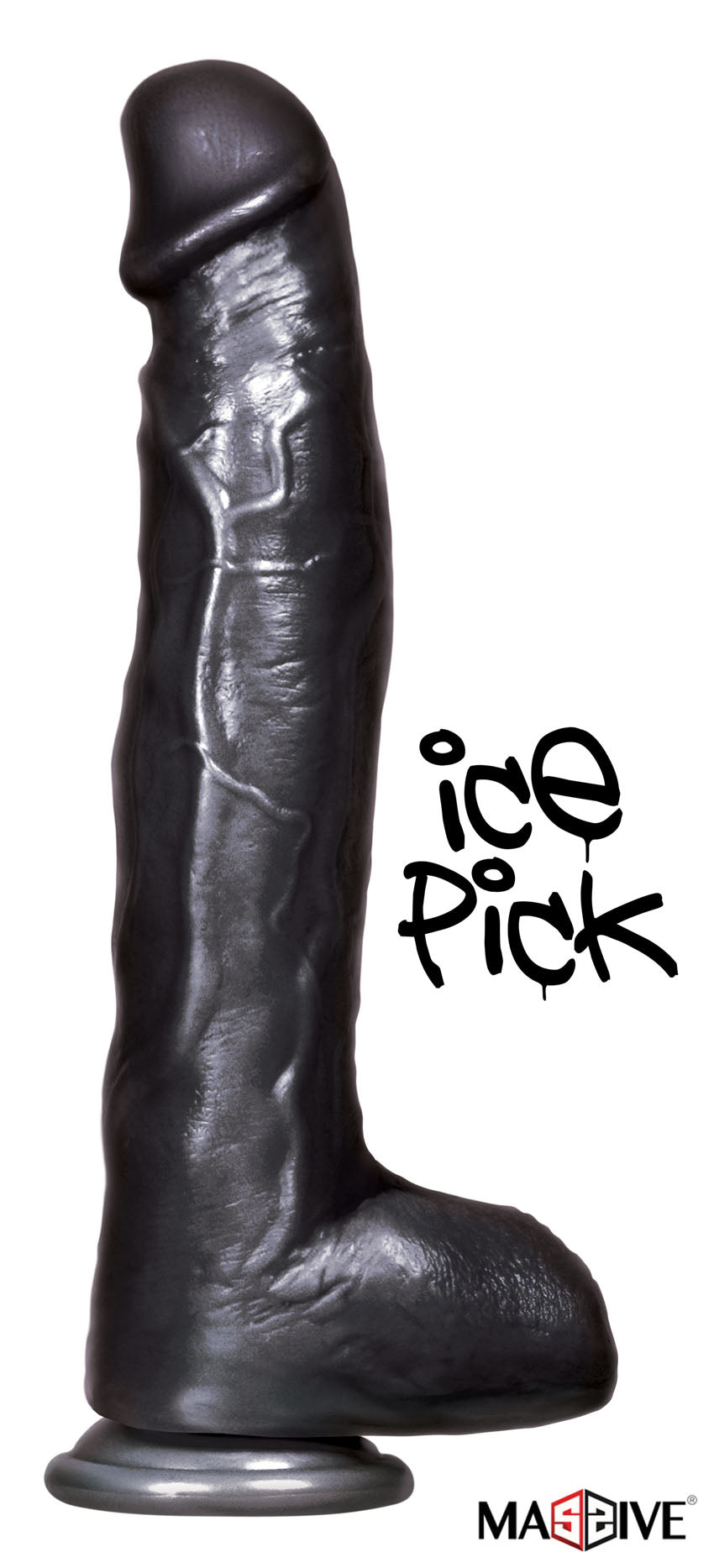 Bbc - Big Black Cock Icepick 12 Inch | 847841052016 | Available at EroticWarehouse.com