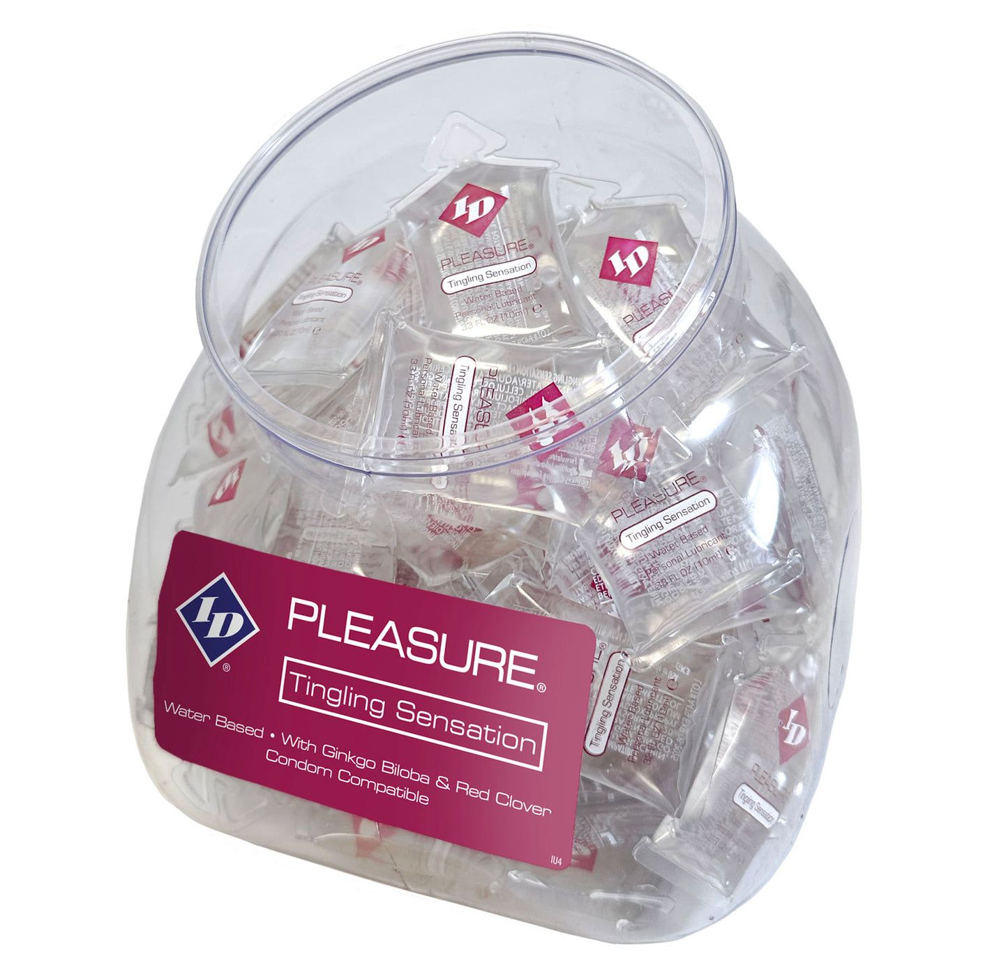 Pleasure 10 ml Pillow Jar - 144 Pc | 761236109973 | Available at EroticWarehouse.com