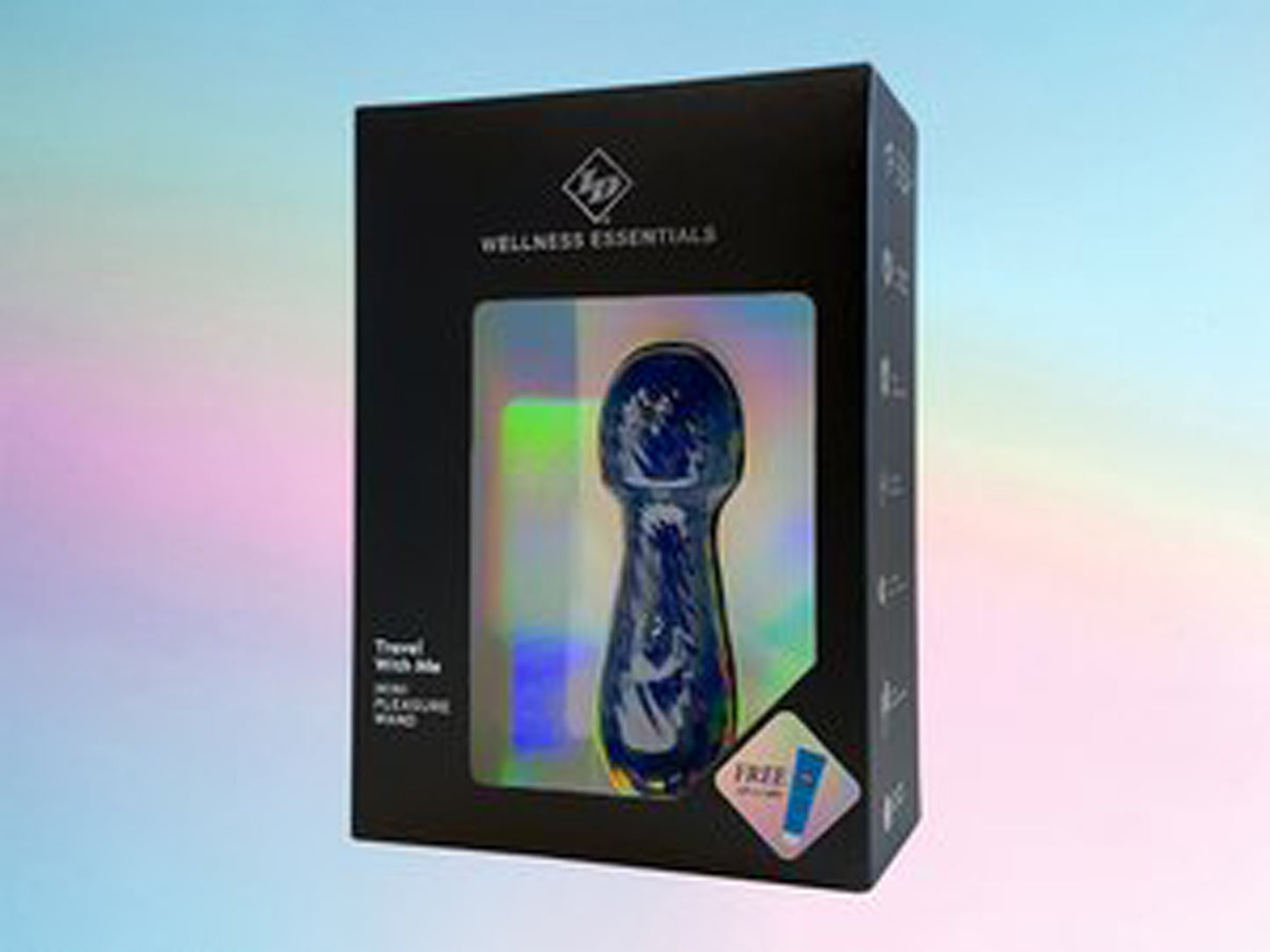 Travel With Me Mini Pleasure Wand - Blue | 761236903755 | Available at EroticWarehouse.com