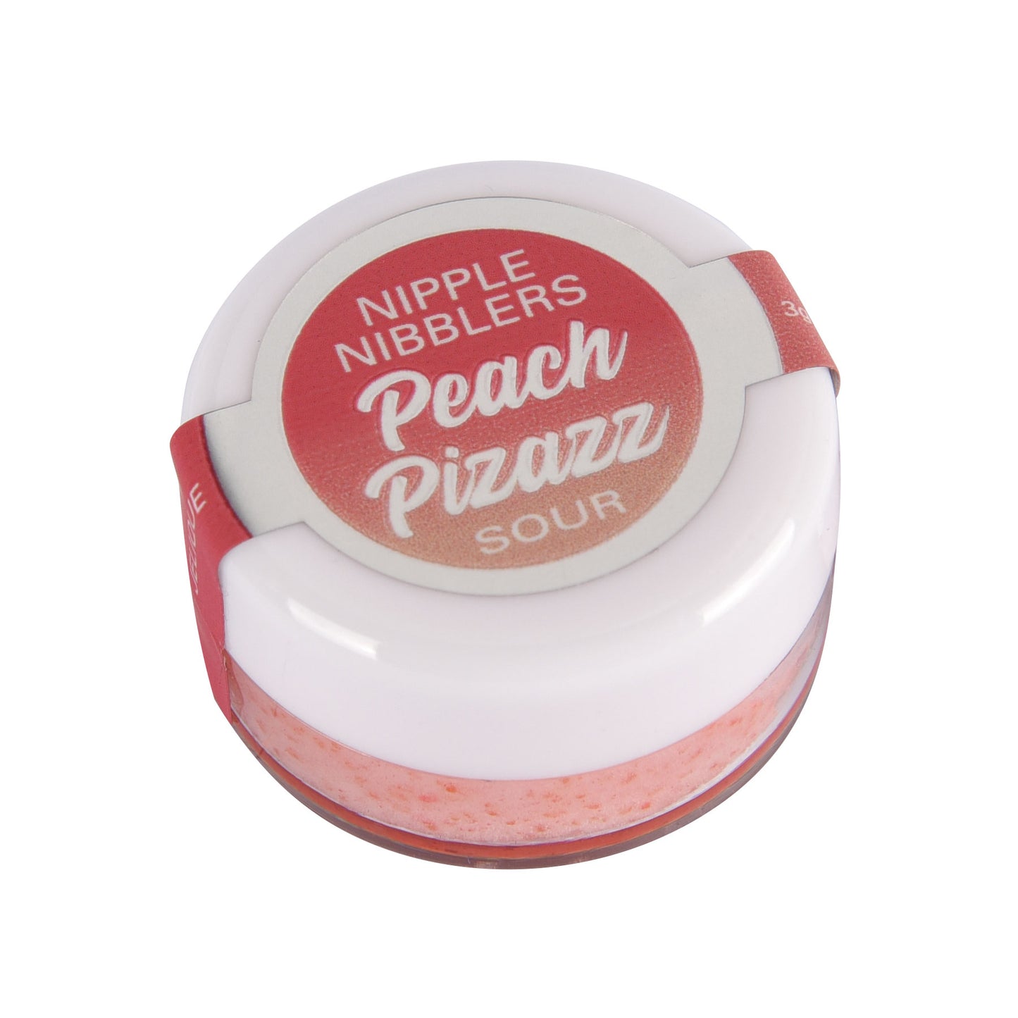 Nipple Nibbler Sour Pleasure Balm Peach Pizazz - 3g Jar | 638258902717 | Available at EroticWarehouse.com