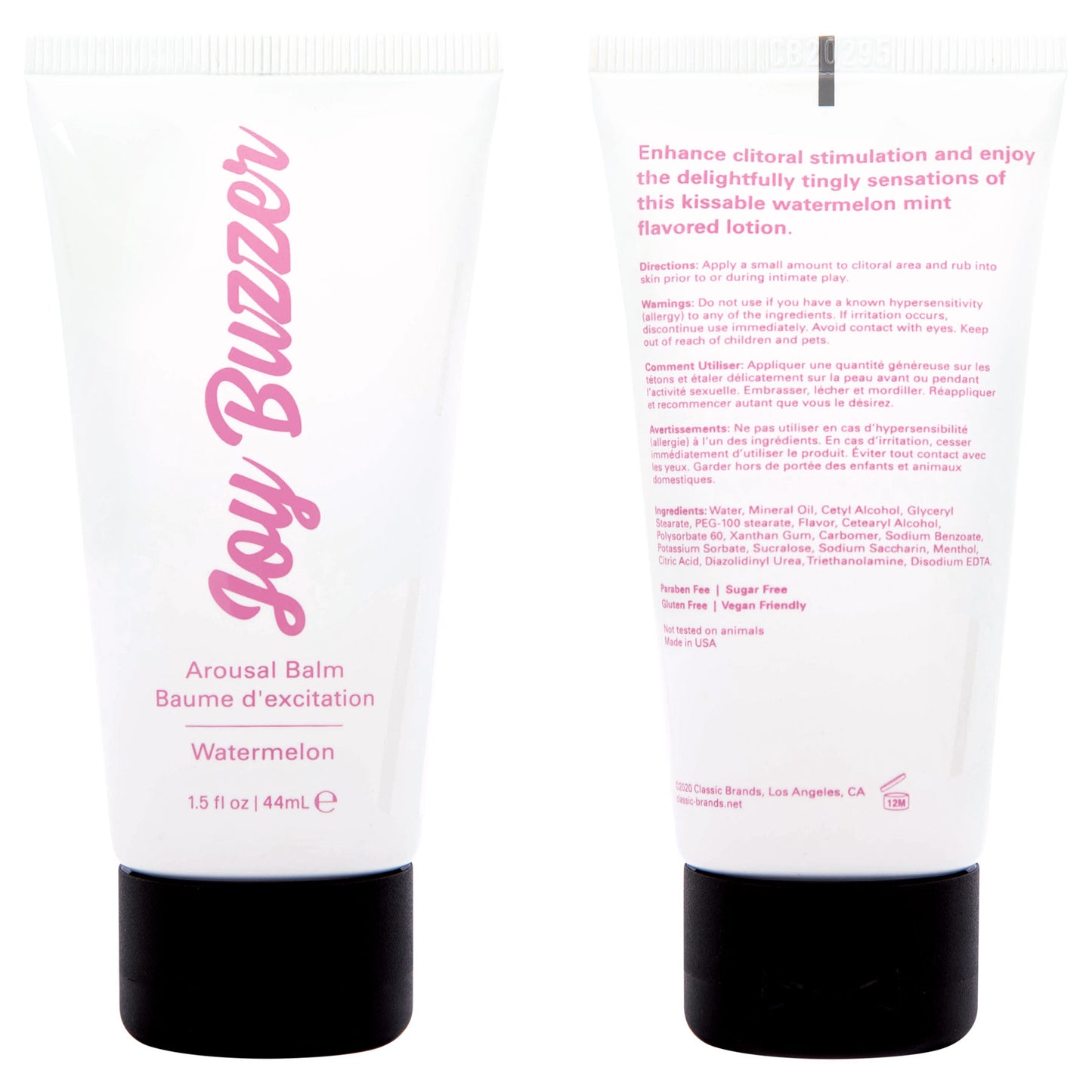 Joy Buzzer - Watermelon - 1.5 Fl. Oz./ 44ml | 638258902755 | Available at EroticWarehouse.com