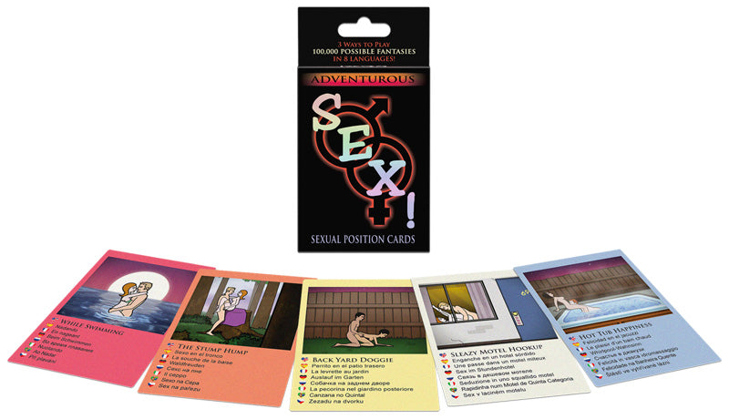 Adventurous Sex! - Card Game | 825156108482 | Available at EroticWarehouse.com