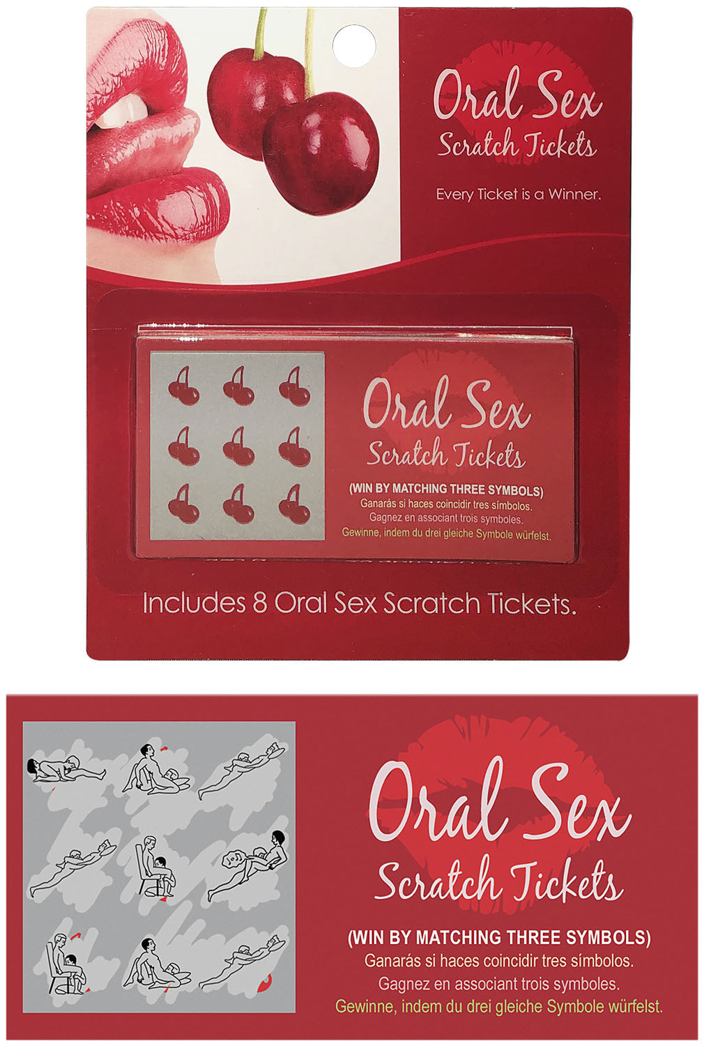 Oral Sex Scratch Tickets | 825156111048 | Available at EroticWarehouse.com