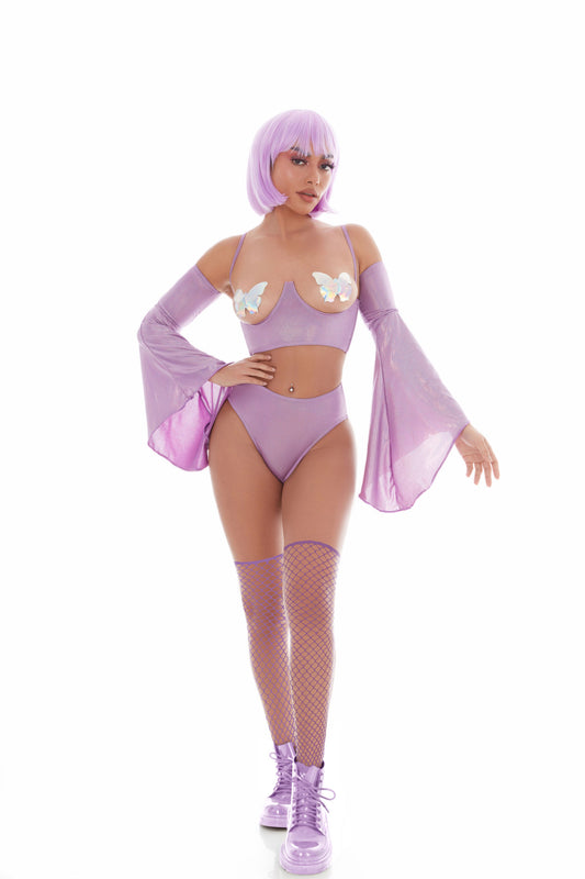 Holo Hun 5pc Set - Medium/large - Purple | 196018863758 | Available at EroticWarehouse.com