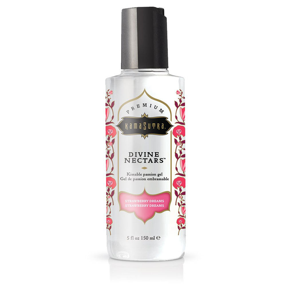 Divine Nectars Flavored Body Glide - Strawberry Dreams - 5 Fl Oz. 150ml | 739122120340 | Available at EroticWarehouse.com