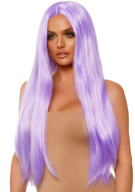 Long Straight Wig 33 Inch - Lavender | 714718546483 | Available at EroticWarehouse.com