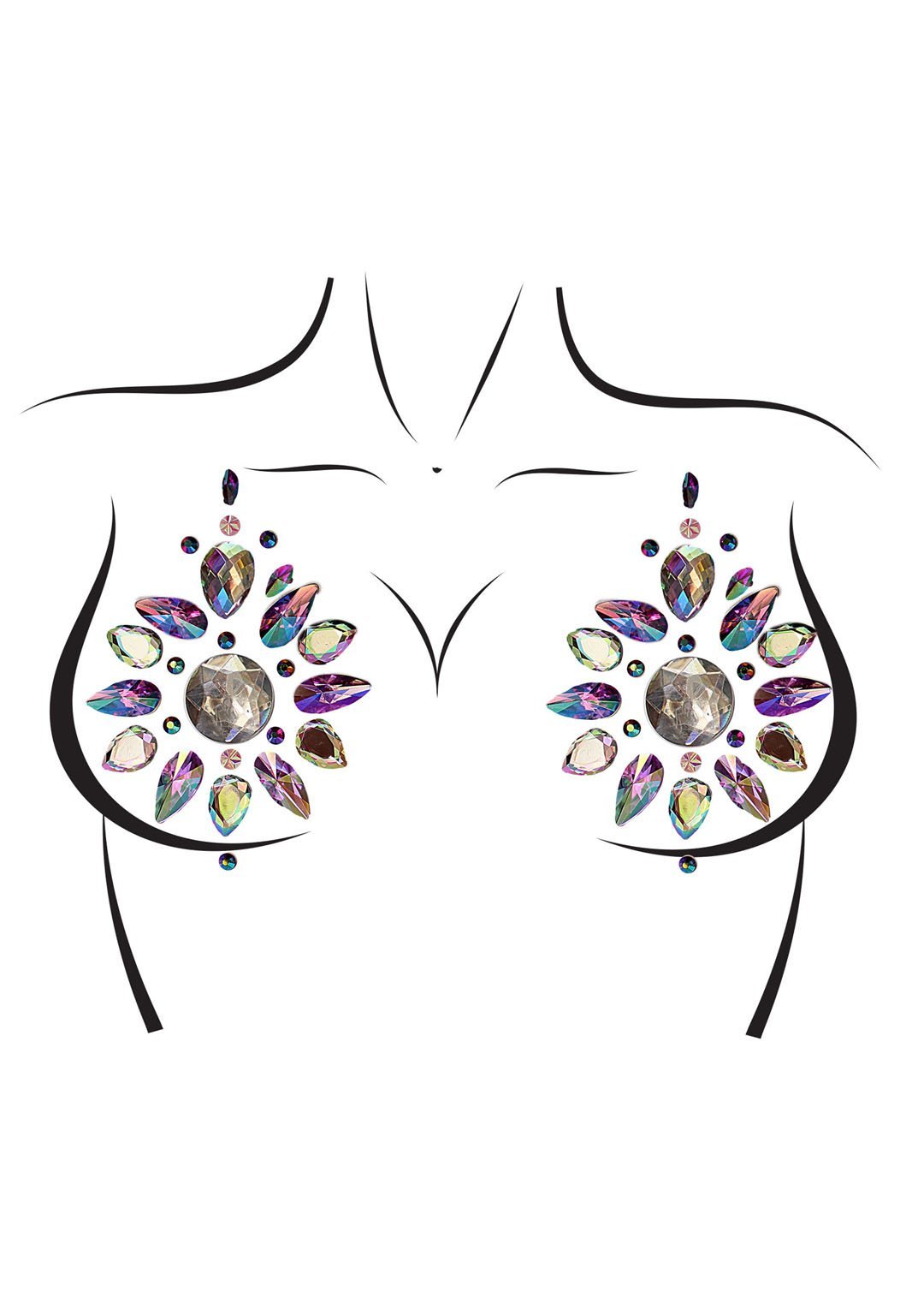 Ocean Jewels Sticker | 714718539713 | Available at EroticWarehouse.com