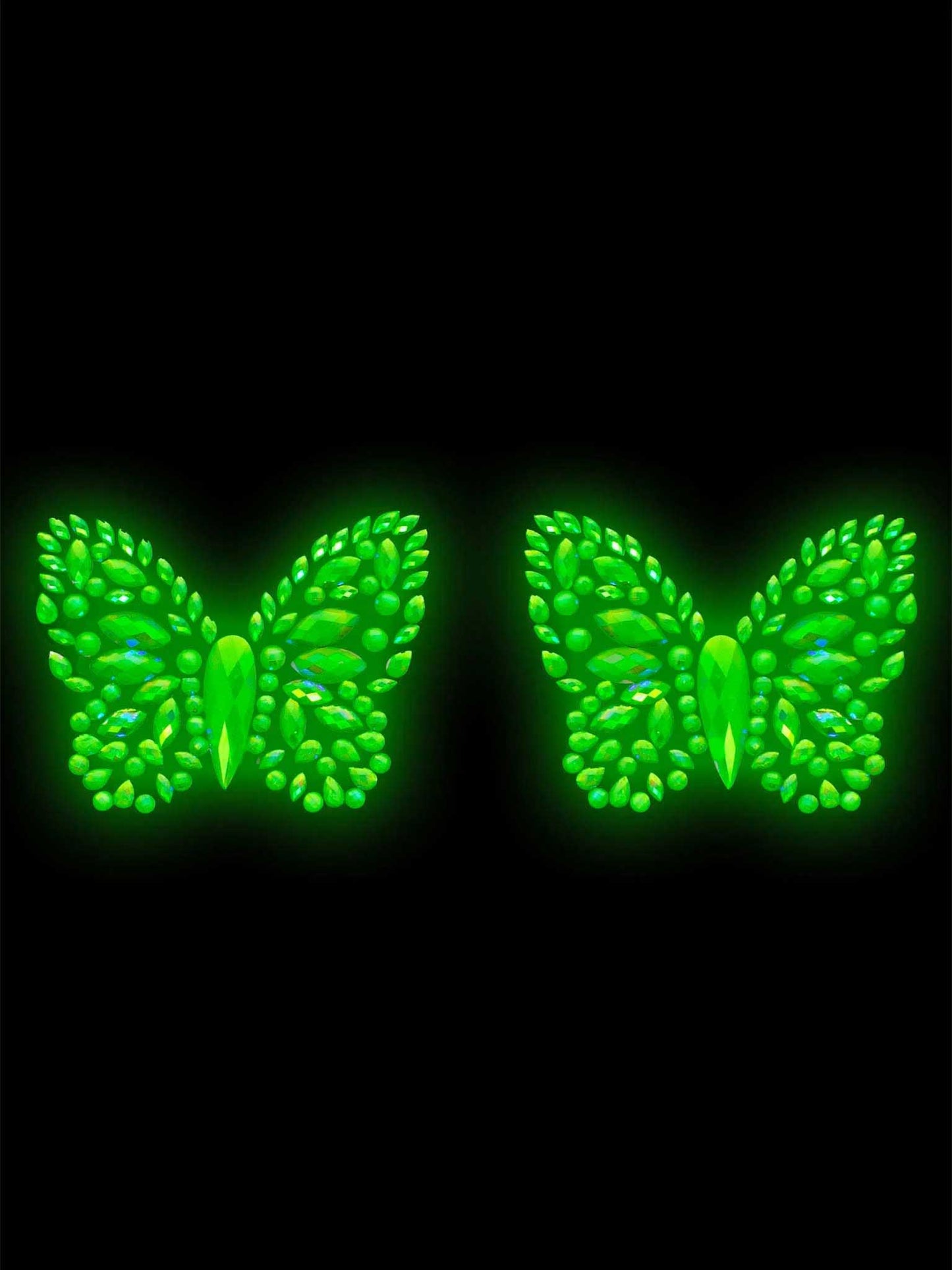 Chrysalis Sticker Nipple Pasties - Glow in the Dark | 714718566634 | Available at EroticWarehouse.com