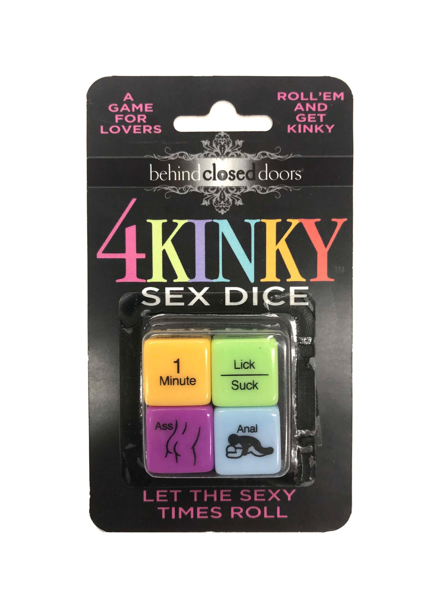 4 Kinky Sex Dice | 685634103374 | Available at EroticWarehouse.com