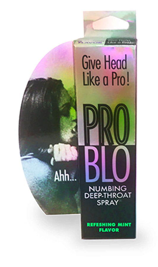 Problo Numbing Deep Throat Spray - Refreshing Mint - 1 Fl. Oz. | 685634101769 | Available at EroticWarehouse.com