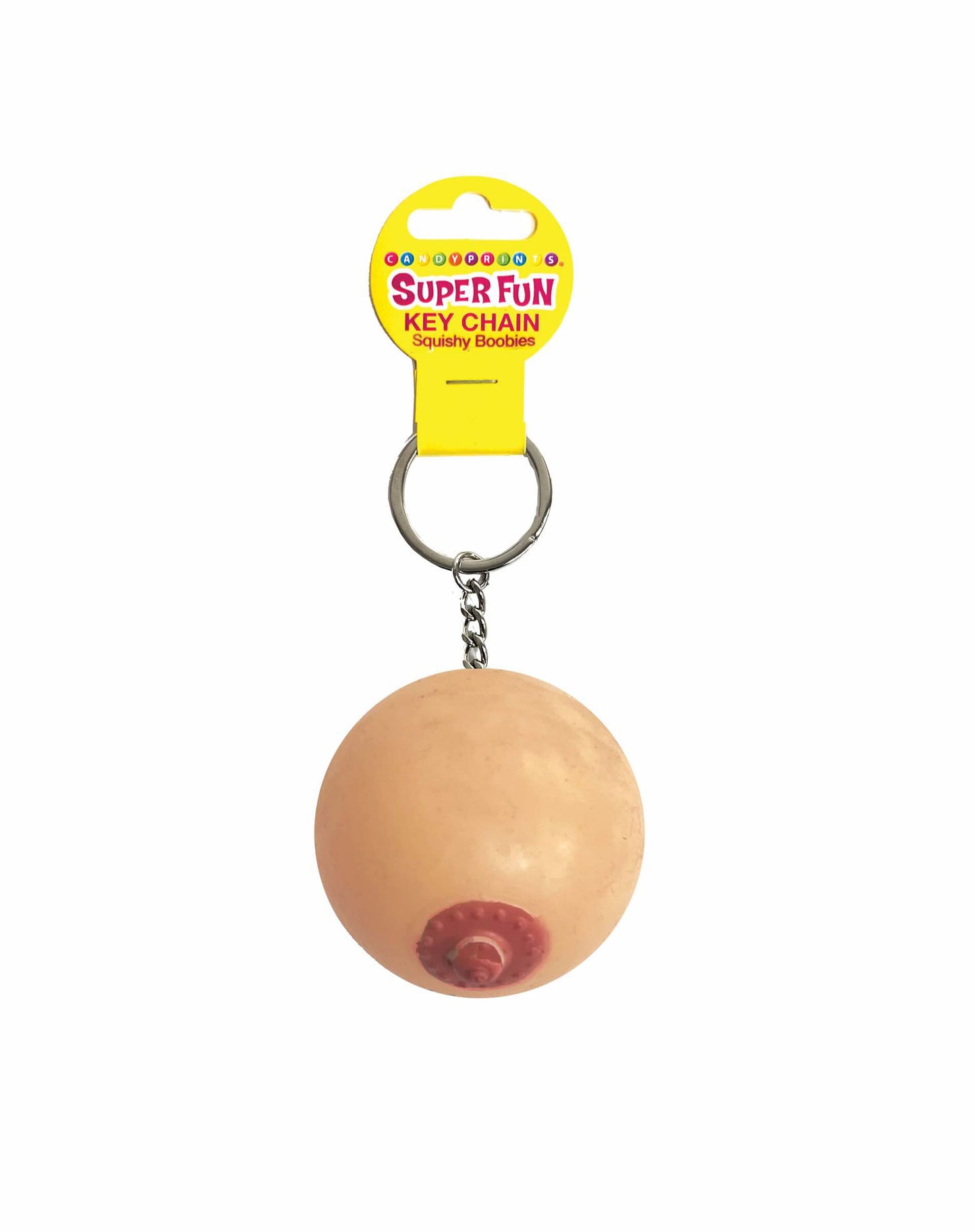 Super Fun Key Chain, Squishy Boob - Sold in 6pk | 817717011799 | Available at EroticWarehouse.com