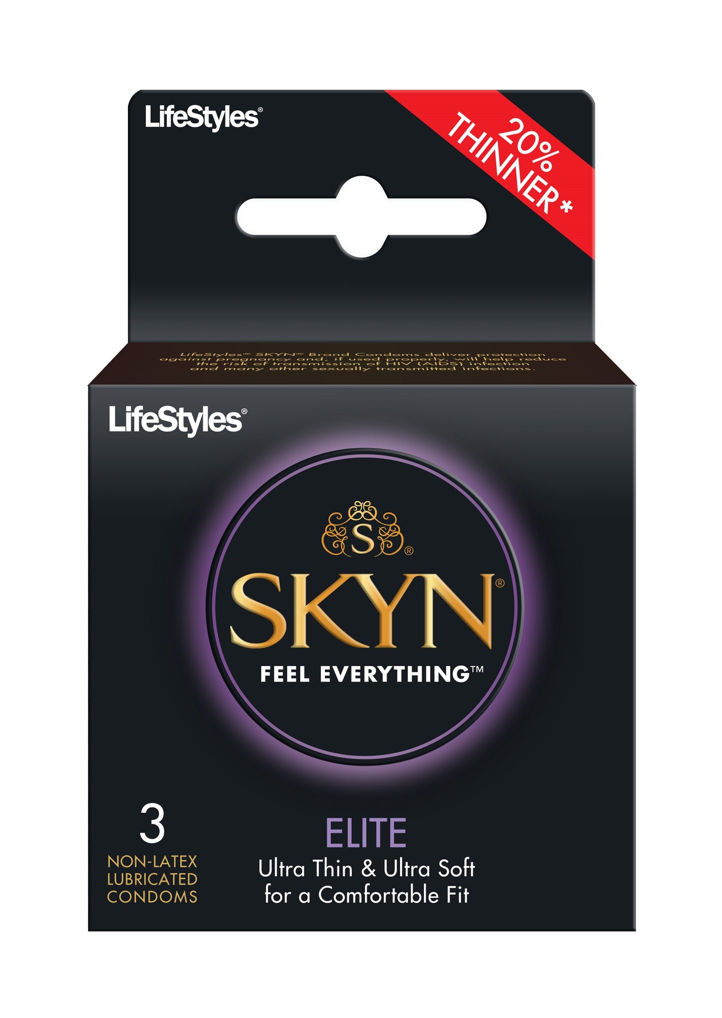 Lifestyles Skyn Elite - 3 Pack | 070907297391 | Available at EroticWarehouse.com
