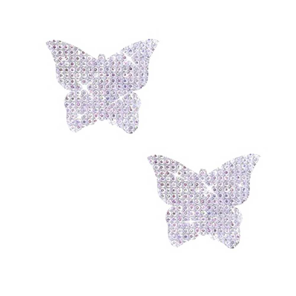 Razzle Dazzle Crystal Butterfly Jewel Sparkle Body Stickers 6 Pk | 672975646349 | Available at EroticWarehouse.com